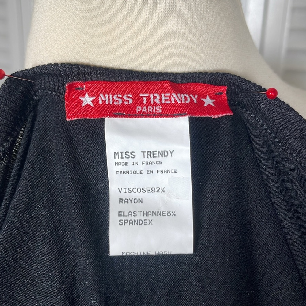 Y2K. Miss Trendy Paris. Top size: Large. Stretch. - Picture 8 of 9
